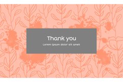 Vintage card with tulip flowers template design Product Image 1
