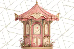 Vintage Antique Carnival Clipart, Retro Carnival PNG Product Image 2
