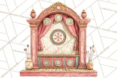 Vintage Antique Carnival Clipart, Retro Carnival PNG Product Image 3