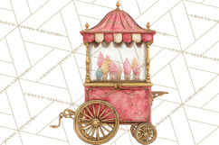 Vintage Antique Carnival Clipart, Retro Carnival PNG Product Image 5