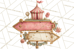 Vintage Antique Carnival Clipart, Retro Carnival PNG Product Image 2
