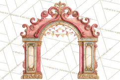 Vintage Antique Carnival Clipart, Retro Carnival PNG Product Image 4