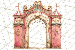 Vintage Antique Carnival Clipart, Retro Carnival PNG Product Image 5