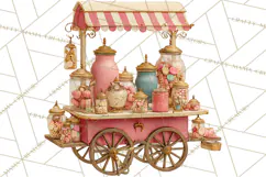 Vintage Antique Carnival Clipart, Retro Carnival PNG Product Image 4