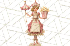 Vintage Antique Carnival Clipart, Retro Carnival PNG Product Image 4
