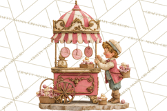 Vintage Antique Carnival Clipart, Retro Carnival PNG Product Image 5