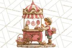 Vintage Antique Carnival Clipart, Retro Carnival PNG Product Image 5
