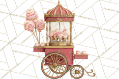 Vintage Antique Carnival Clipart, Retro Carnival PNG Product Image 4