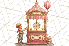 Vintage Antique Carnival Clipart, Retro Carnival PNG Product Image 4