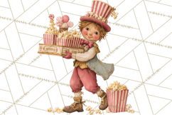Vintage Antique Carnival Clipart, Retro Carnival PNG Product Image 5
