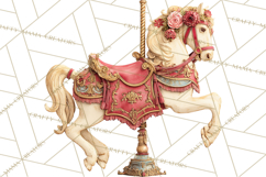 Vintage Antique Carnival Clipart, Retro Carnival PNG Product Image 4