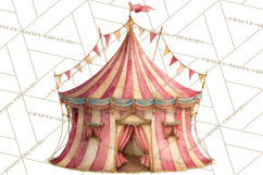 Vintage Antique Carnival Clipart, Retro Carnival PNG Product Image 2