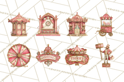 Vintage Antique Carnival Clipart, Retro Carnival PNG Product Image 8