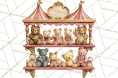 Vintage Antique Carnival Clipart, Retro Carnival PNG Product Image 3