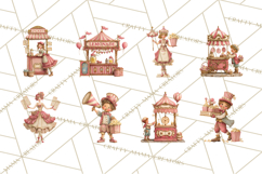 Vintage Antique Carnival Clipart, Retro Carnival PNG Product Image 2