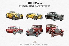 watercolor Vintage cars png clipart, yellow, red, blue jpeg sublimation clip art, nursery wall Vintage Cars Watercolor Clipart PNG Collage Nursery Wall Art Yellow  Transparent Print for invitation collage designs sublimation kids printable digital files