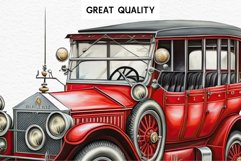 watercolor Vintage cars png clipart, yellow, red, blue jpeg sublimation clip art, nursery wall Vintage Cars Watercolor Clipart PNG Collage Nursery Wall Art Yellow  Transparent Print for invitation collage designs sublimation kids printable digital files