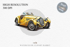 watercolor Vintage cars png clipart, yellow, red, blue jpeg sublimation clip art, nursery wall Vintage Cars Watercolor Clipart PNG Collage Nursery Wall Art Yellow  Transparent Print for invitation collage designs sublimation kids printable digital files