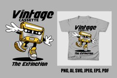 VINTAGE CASSETE CARTOON Product Image 1