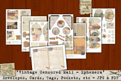 Printable vintage themed ephemera / embellishments for junk journaling, scrapbooking, card making and other paper crafts.