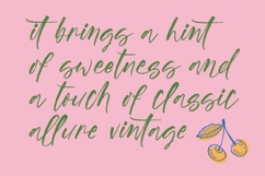 Vintage Cherry Blossom - Brush Handwritten Font Product Image 5