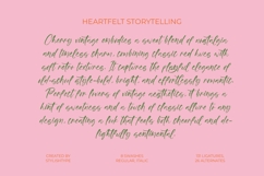 Vintage Cherry Blossom - Brush Handwritten Font Product Image 10