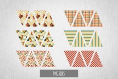 Vintage Chicken Seamless Pattern Bunting Banner Product Image 1