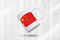 China Grunge Flag Distressed Sublimation Backgrounds Product Image 3