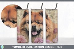 GorgeousDecoupage Chow Chows Tumbler design.