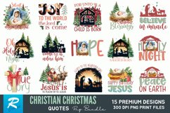 Christian Christmas Sublimation Bundle, Christmas PNG design Product Image 1