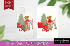 Vintage Christmas Phone Case PNG - Retro Xmas Case PNG Product Image 1