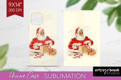 Vintage Christmas Phone Case PNG - Retro Xmas Case PNG Product Image 1