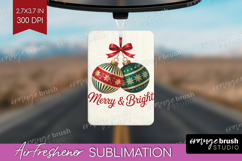 Vintage Christmas Air Freshener PNG - Retro Xmas PNG Product Image 1