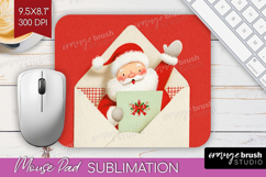 Vintage Christmas Mouse Pad Sublimation - Retro Xmas PNG Product Image 1