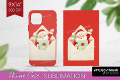 Vintage Christmas Phone Case PNG - Retro Xmas Case PNG Product Image 1