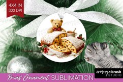 Vintage Christmas Ornament PNG - Retro Xmas PNG Sublimation Product Image 1