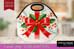Vintage Christmas Lunch Bag - Retro Xmas Lunch Bug PNG Product Image 1