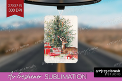 Vintage Christmas Air Freshener PNG - Retro Xmas PNG Product Image 1