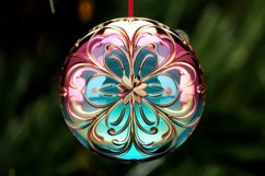 Vintage Glass Ornaments / 3D Christmas Ornaments Png Product Image 6