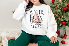 Vintage Christmas Animal Typography Bundle Product Image 4