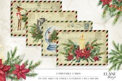 Vintage Christmas Cards, Printable Cards, Scrapbook Ephemera Product Image 2