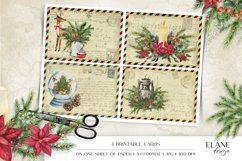 Vintage Christmas Cards, Printable Cards, Scrapbook Ephemera Product Image 1