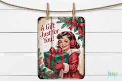 Vintage Christmas Cards PNG Bundle Product Image 5