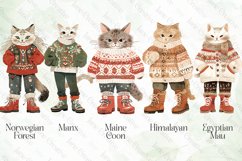 Vintage Christmas Cat Sublimation Bundle Product Image 3