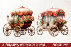 Vintage Christmas Clipart Sublimation, Christmas Clipart Product Image 1