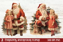 Vintage Christmas Clipart, Vintage Christmas Clipart Product Image 1