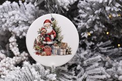 Watercolor Vintage Christmas Clipart Product Image 5