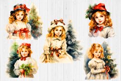 Vintage Christmas Clipart | Christmas sublimation bundle Product Image 2