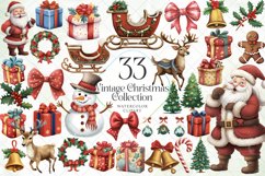 Vintage Christmas Collection Sublimation Product Image 1