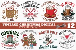 Vintage Christmas Digital Bundle PNG Product Image 1